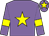 Mauve, yellow star, armlets and star on cap (Mr Frank Bird)