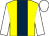 Yellow, dark blue stripe, white sleeves and cap (Highbank Stud)