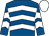 Royal blue & white chevrons, white cap (Mrs Fiona Bowe)