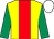 Yellow, red panel, emerald green sleeves, white cap (D Joyce & Ms Olive Walsh)