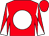 Red, white disc, diabolo on sleeves (Options O Syndicate)