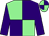 Light green and purple (quartered), purple sleeves (Table 8)