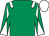 Emerald green, white epaulets, diabolo on sleeves, white cap (Laura Young)