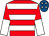 Red, white hoops, halved sleeves, royal blue cap, white stars (Dr Donna Christensen)