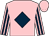 Pink, dark blue diamond, striped sleeves (Sandy's Angels)