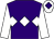 Purple, white triple diamond and sleeves, white cap, purple diamond (The Jackson Partnership)