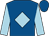 Royal blue, light blue diamond and sleeves (Mr D F Bourke)