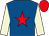 Royal blue, red star, beige sleeves, red cap (Mr J C S Wilson)