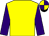 Yellow, purple sleeves, quartered cap (Ms Salome M Brennan)