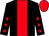 Black, red panel, red stars on sleeves, red cap (D Cunningham)