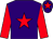 Purple, red star & sleeves, red star on cap (Eustace D Theodore & Ms Karen M Anderson)