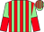 Light green and red stripes, halved sleeves (Toshihiro Matsumoto & Partners)