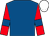 Royal blue, red sleeves, royal blue armlets, white cap (The Auckland Lodge Partnership)