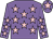 Mauve, pink stars, mauve cap, pink star (Mrs Christine Hopper)