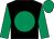 Black, emerald green disc, sleeves and cap (Mr P E Price)