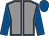 Grey, royal blue seams, sleeves and cap (Mr & Mrs G Middlebrook)