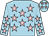 Light blue, pink stars (The Bristol Boys)