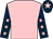 Pink, dark blue sleeves, pink stars, dark blue cap, pink star (Victoria Greetham & Emily Beasley)