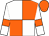 White and orange (quartered), white sleeves, orange armlets, orange cap (Mr S Bell)