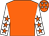 Orange, white sleeves, orange stars, orange cap, white stars (Tim Bunting - Osborne House)