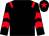 Black, red epaulettes, red chevrons on sleeves, red star on cap (Emmet Mullins)
