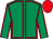 Emerald green, red seams, red cap (Joseph M McGrath)