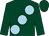 Dark green, large light blue spots (The Ben Pauling Racing Club)