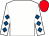 White, royal blue diamonds on sleeves, red cap (Mr Abdullateef Al Zeer)