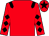 Red, black epaulets, diamonds on sleeves, red cap, black star (Mr Q Khan)