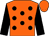 Orange, black spots and sleeves, orange cap (Dbd Partnership)