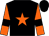 Black, orange star, orange sleeves, black armlets (Ewell Never Know)