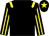Black, yellow epaulets, striped sleeves and star on cap (Paul & Ann de Weck)