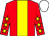 Red, yellow stripe, red sleeves, yellow stars, white cap (Ray Treacy And Jason Reed)