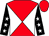 Red and white diabolo, black sleeves, white stars, red cap (Mr Ben Brackenbury)
