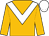 Old gold, white chevron, white cap (Mr E Seyfried)