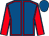 Royal blue, red seams, red sleeves, royal blue seams, royal blue cap (Alastair Ralph Racing)