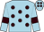 Light blue, brown spots, armlets and spots on cap (Mr David Lockwood)