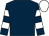 Dark blue, white hooped sleeves, white cap (The Mark Usher Racing Club)