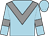 Light blue, grey chevron and armlets (Work Hard Play Hard Partnership)