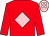 Red, pink diamond, pink cap, white spots (Mr T G Price)