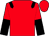 Red, black epaulets, halved sleeves (Mrs Shelley Tucker Partnership)