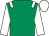 Emerald green, white epaulettes & sleeves, white cap (Mark Landers)