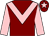 Maroon, pink chevron, sleeves and star on cap (Holt,macnabb,robinson,taylor,tucker)