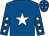 Royal blue, white star, royal blue sleeves, white stars and stars on cap (Mr Andrew L Cohen)