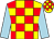 Yellow and red check, light blue sleeves (London Erratics Racing Club)