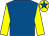 Royal blue, yellow sleeves, yellow cap, royal blue star (Mrs N Turner & Mrs E Fenton)