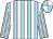 Light blue and white stripes, quartered cap (Mr M Madgwick)