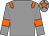 Grey, orange epaulettes, orange armlet, orange star on cap (Ms Noeleen O'Toole)