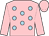 Pink, light blue spots, pink sleeves & cap (N H J Racing Syndicate)