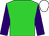 Lime green, purple sleeves, white cap (J Connaughton)